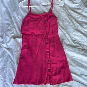 Hot pink Billabong button up dress!